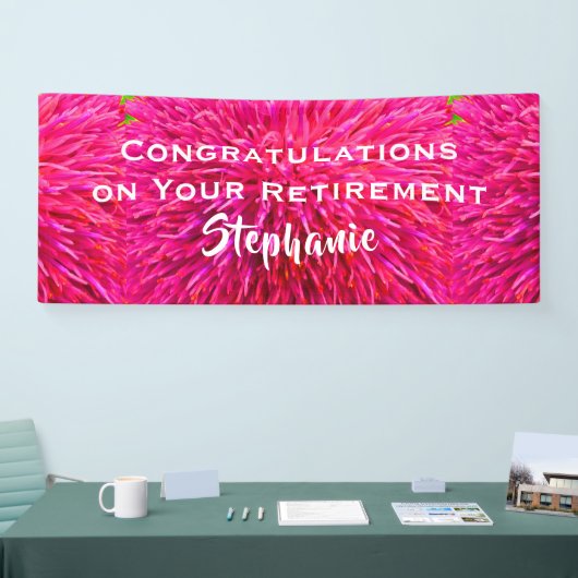 Gefeliciteerd met vervroegde opgerolde afdichting spandoek (Beurs)