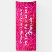 Gefeliciteerd met vervroegde opgerolde afdichting spandoek (Verticaal)