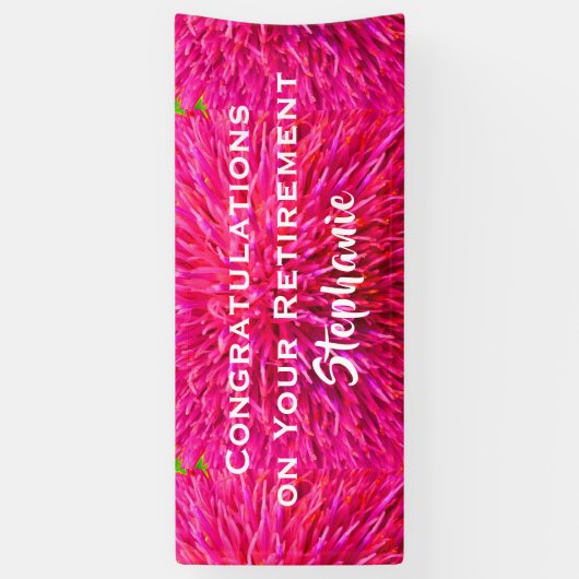 Gefeliciteerd met vervroegde opgerolde afdichting spandoek (Verticaal)