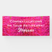 Gefeliciteerd met vervroegde opgerolde afdichting spandoek (Horizontaal)