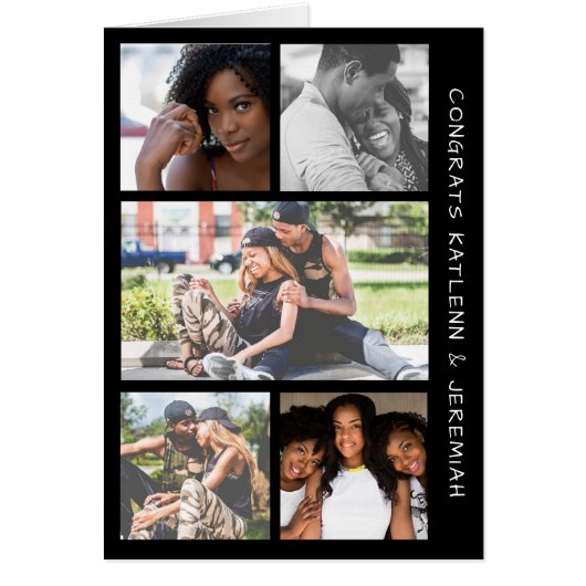 Gefeliciteerd met vijf fotobruiloft (Voorkant)