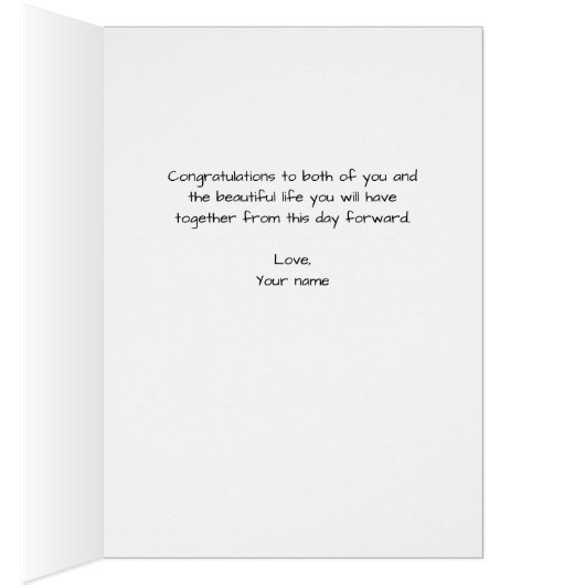 Gefeliciteerd met vijf fotobruiloft (Binnen (Rechts))