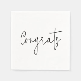 Gefeliciteerd met White Servet