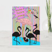 Gefeliciteerd met zingen Flamingo