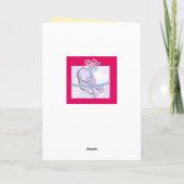 Gefeliciteerd met zwangerschap kaart (Achterkant)