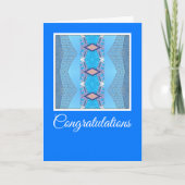 Gefeliciteerd modern gevouwen kaart van Jo Afbeeld (Voorkant)