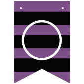 Gefeliciteerd Moderne Paarse Afstudeerfeest Vlaggetjes (Tweede vlag)
