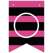 Gefeliciteerd Moderne Roze Afstudeerfeest Vlaggetjes (Tweede vlag)