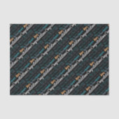 Gefeliciteerd Moderne Typografiewoorden Tissuepapier (Voorkant)