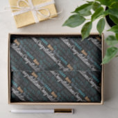 Gefeliciteerd Moderne Typografiewoorden Tissuepapier (Geschenk)