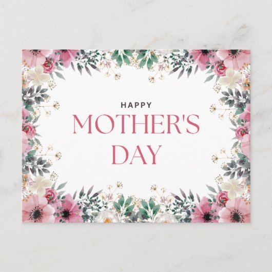 Gefeliciteerd moeder op Moederdag Briefkaart (Voorkant)