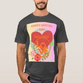 GEFELICITEERD MOEDERDAG T-SHIRT (Voorkant)