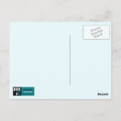 Gefeliciteerd, mooi. Bloemen & Vlinder Briefkaart (Achterkant)