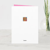 Gefeliciteerd, mooie vriend(in) kaart (Achterkant)