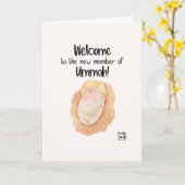 Gefeliciteerd - Moslim pasgeborene Kaart (Gele Bloem)