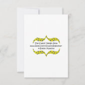 Gefeliciteerd! Multicolored de draadkaart van rege Bedankkaart (Achterkant)