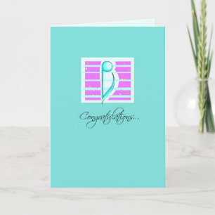 Gefeliciteerd Music Note Kaart