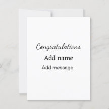 Gefeliciteerd naam bericht eenvoudig afgestudeerd 