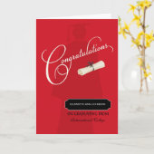 Gefeliciteerd, naam en school kaart (Gele Bloem)