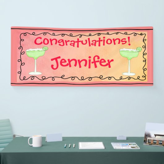 Gefeliciteerd naam Margarita op persoonlijke titel Spandoek (Beurs)