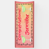 Gefeliciteerd naam Margarita op persoonlijke titel Spandoek (Verticaal)