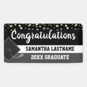 Gefeliciteerd Naam student en Boekbouwverbod Spandoek (Horizontaal)