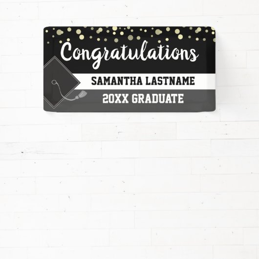 Gefeliciteerd Naam student en Boekbouwverbod Spandoek (Insitu)