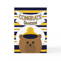 Gefeliciteerd - Navy kleinzoon