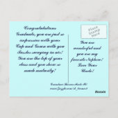 Gefeliciteerd neef Afstuderen post Kaart (Achterkant)