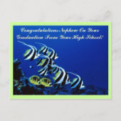 Gefeliciteerd neef Afstuderen post Kaart (Voorkant)