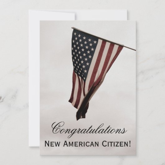 Gefeliciteerd, New American Citizen! Kaart (Voorkant)