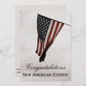 Gefeliciteerd, New American Citizen! Kaart (Voorkant / Achterkant)