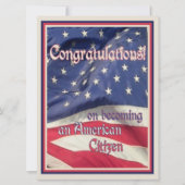 Gefeliciteerd, New American Citizen! Kaart (Voorkant)