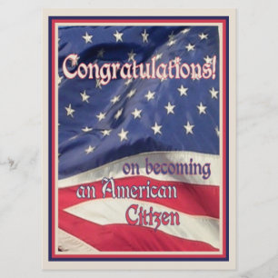 Gefeliciteerd, New American Citizen! Kaart