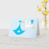 Gefeliciteerd, New Born Baby Kaart (Gele Bloem)