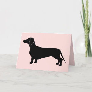 Gefeliciteerd New Dachshund Kaart