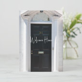 Gefeliciteerd New Home Flat Wenskaart Kaart (Staand voorkant)