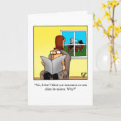 Gefeliciteerd New Home Humor Wenskaart Kaart (Gele Bloem)