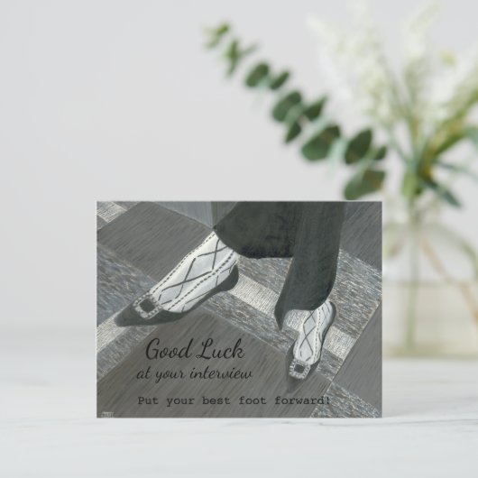 Gefeliciteerd nieuw briefkaart taak (Staand voorkant)