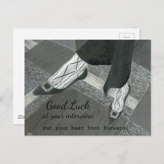 Gefeliciteerd nieuw briefkaart taak (Voorkant / Achterkant)