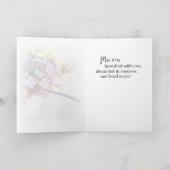 Gefeliciteerd nieuw huis, Bloemen Kaart (Binnen)