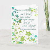 Gefeliciteerd Nieuw Huis, Christus Centrum, Religi Kaart (Voorkant)