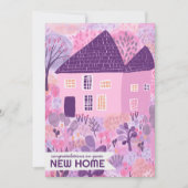 Gefeliciteerd Nieuw Huis Tuin Waterverf Cute Kaart (Voorkant)
