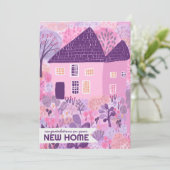 Gefeliciteerd Nieuw Huis Tuin Waterverf Cute Kaart (Staand voorkant)