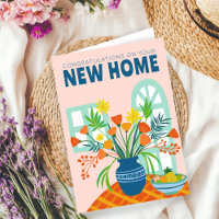 GEFELICITEERD NIEUW HUIS VERHUISDE Bloem Vaas