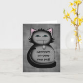 Gefeliciteerd nieuw huisdier kaart (Gele Bloem)