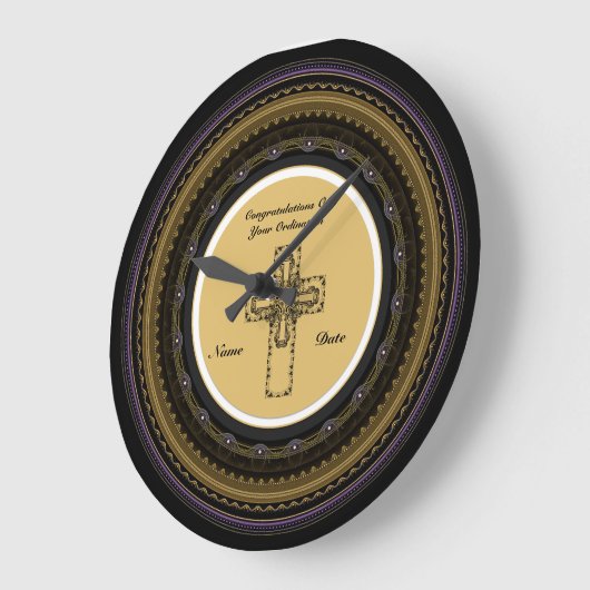 Gefeliciteerd Nieuw Toegewijd Toewijdingsgeschenk Grote Klok (Hoek)