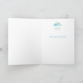 Gefeliciteerd Nieuwe baan Inspirerend gebergte Kaart (Binnen)