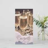 Gefeliciteerd Nieuwe Baan Modern Elegant Gefelicit Kaart (Staand voorkant)