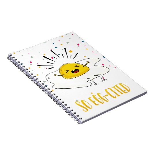 Gefeliciteerd, nieuwe baan nieuw ei notitieboek (Rechterzijde)